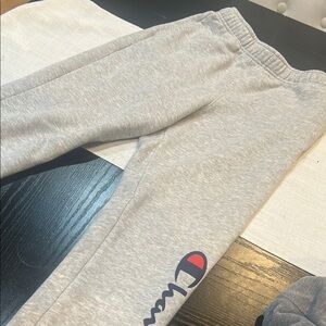 Champion Gray Jogger Sweatpants Relaxed Fit